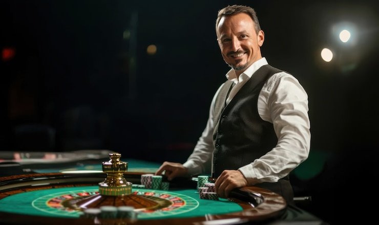 Antarmuka aplikasi wkwk slot menampilkan Captain's Bounty dengan tombol taruhan, saldo, dan statistik putaran terkini